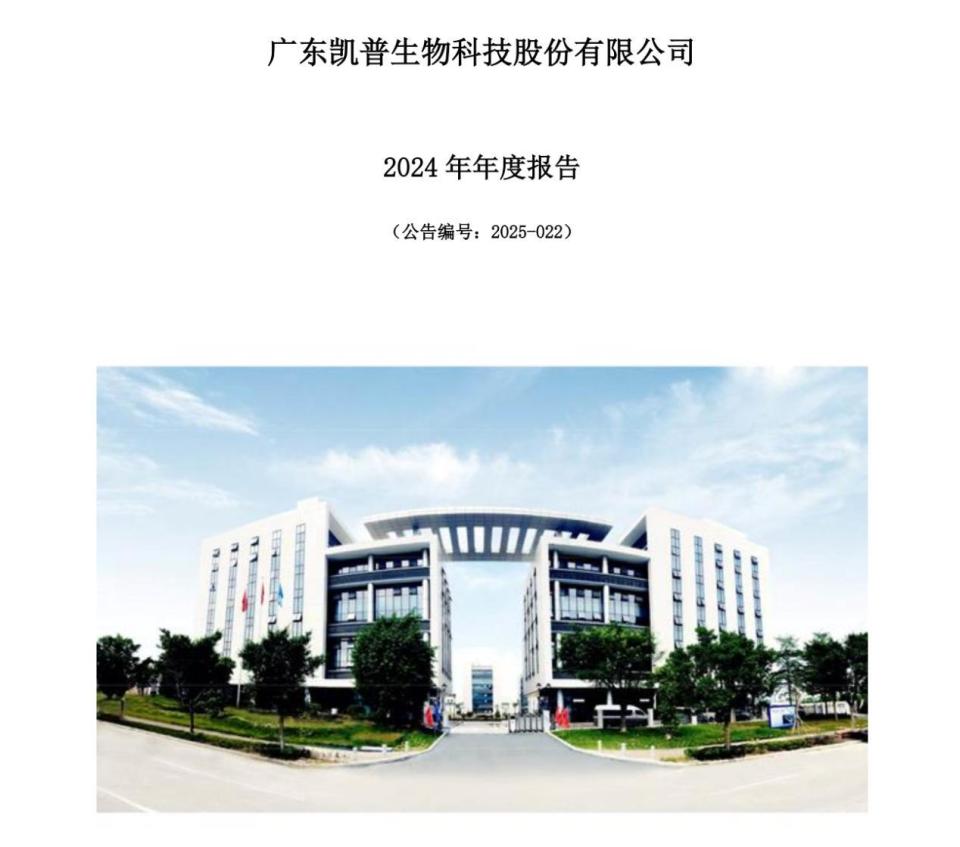 凱普生物2024年業績巨震 凈利潤暴跌566%，檢測服務等核心業務收入下滑超20%